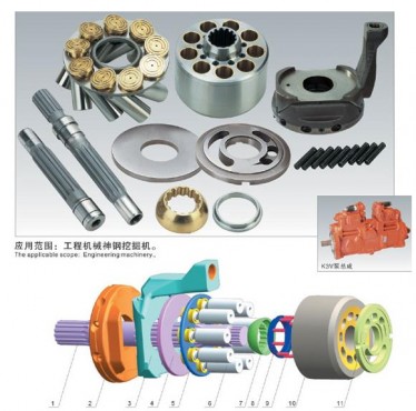 川崎K3V-BDT系列:K3V63/112/140/180BDT液壓泵配件
